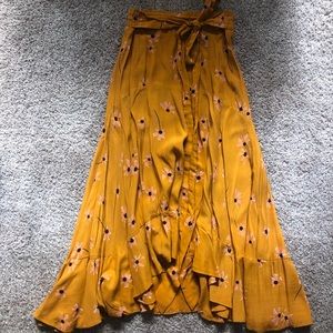 Faithfull Belted Botony Wrap Skirt